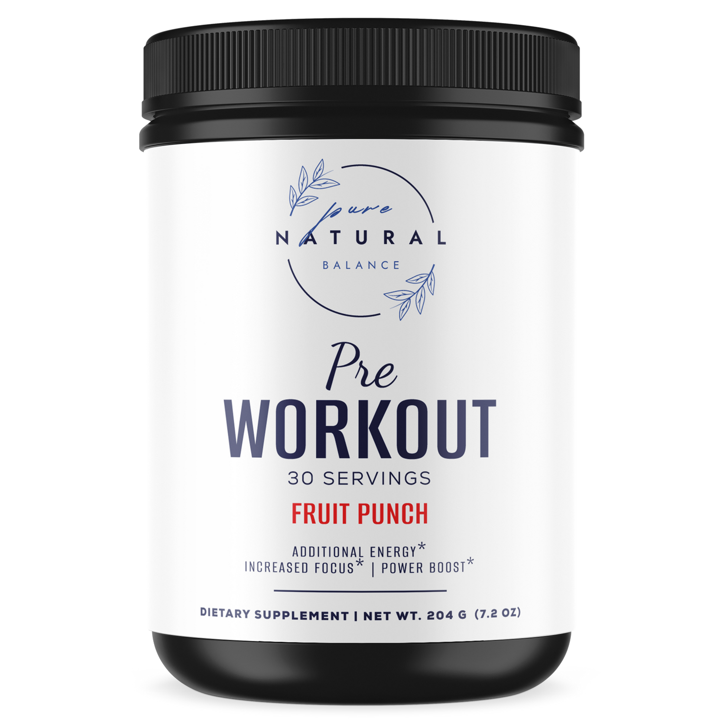 Pre Workout (Fruit Punch)-Pure Natural Balance