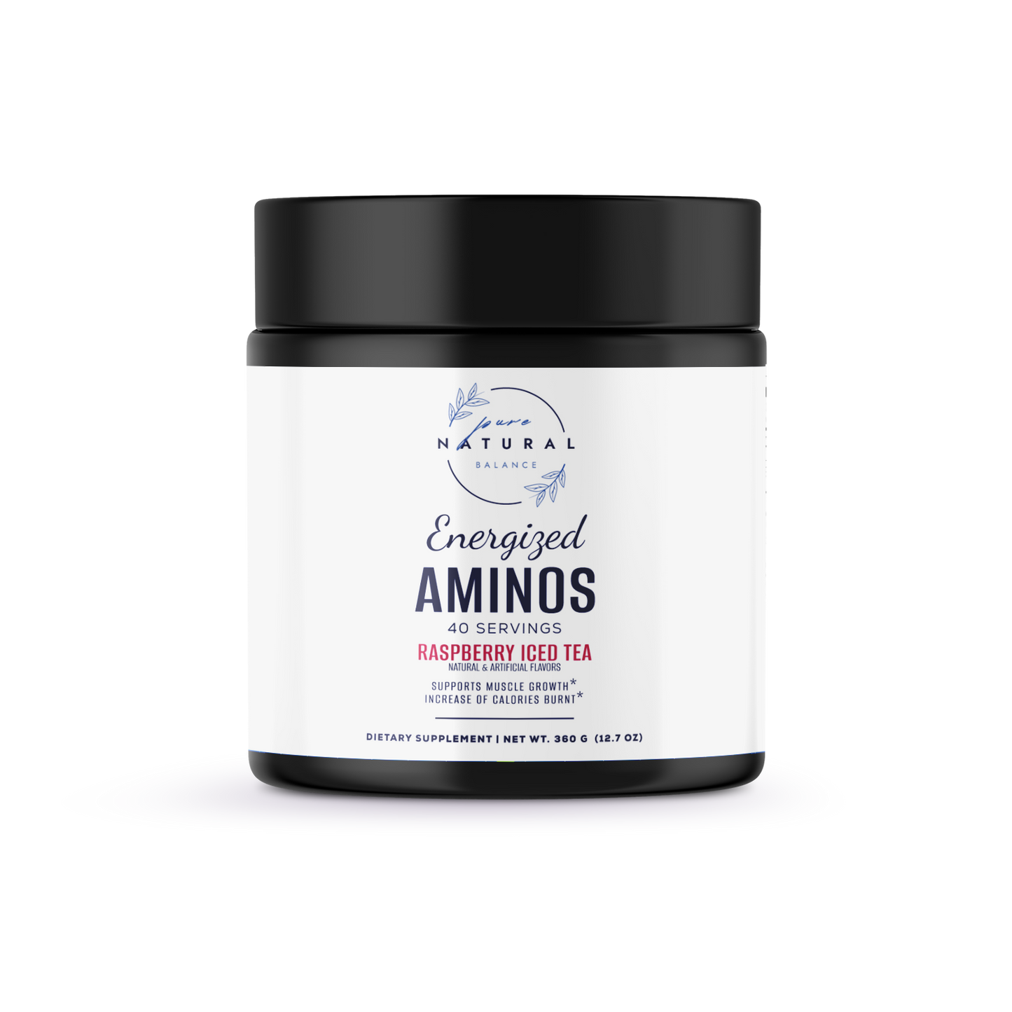 Energized Aminos (Raspberry Iced Tea)-Pure Natural Balance