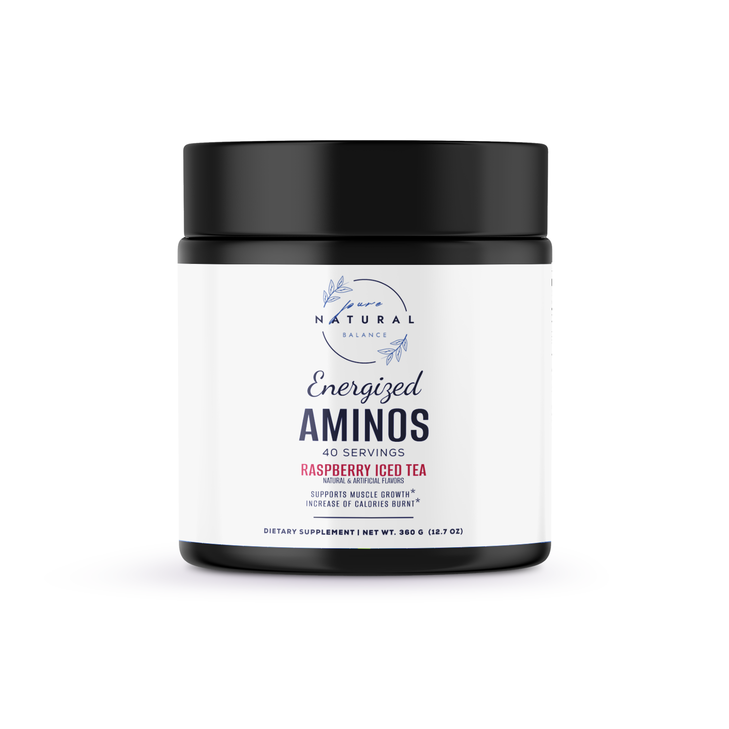 Energized Aminos (Raspberry Iced Tea)-Pure Natural Balance