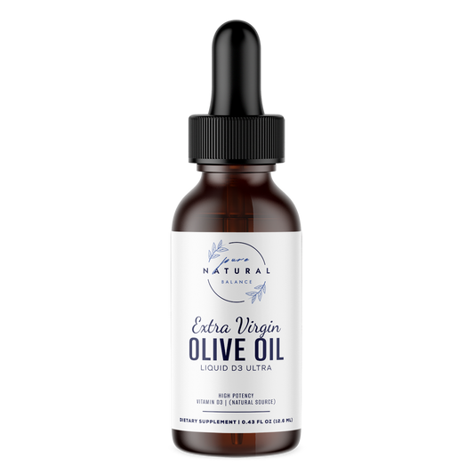 Extra Virgin Olive Oil Liquid D3 Ultra-Pure Natural Balance