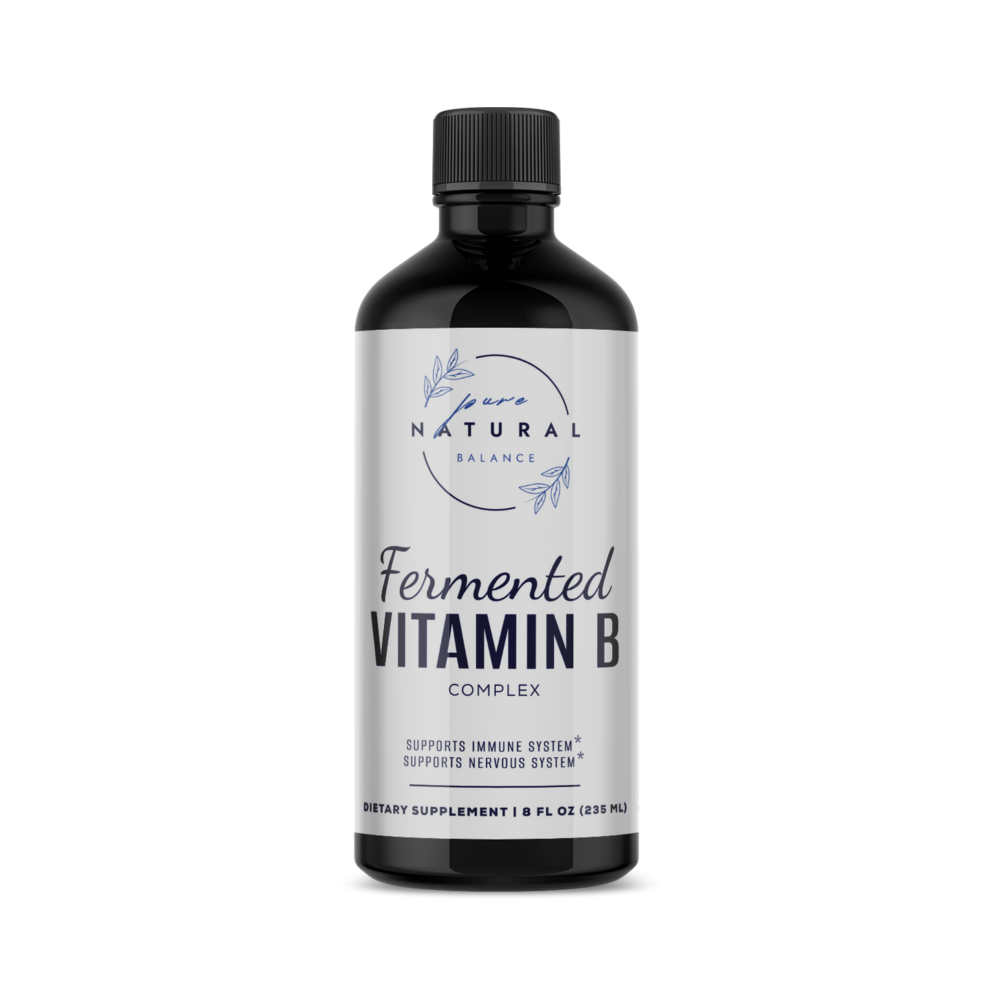 Fermented Vitamin B Complex -  8 fl oz-Pure Natural Balance