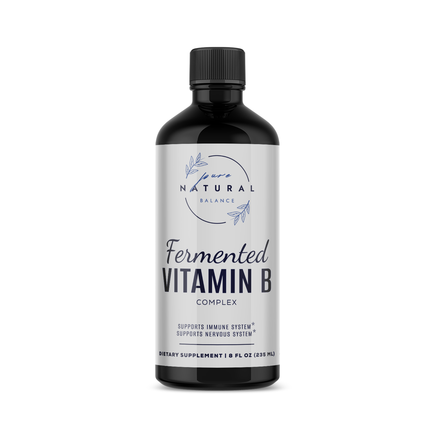 Fermented Vitamin B Complex -  8 fl oz-Pure Natural Balance