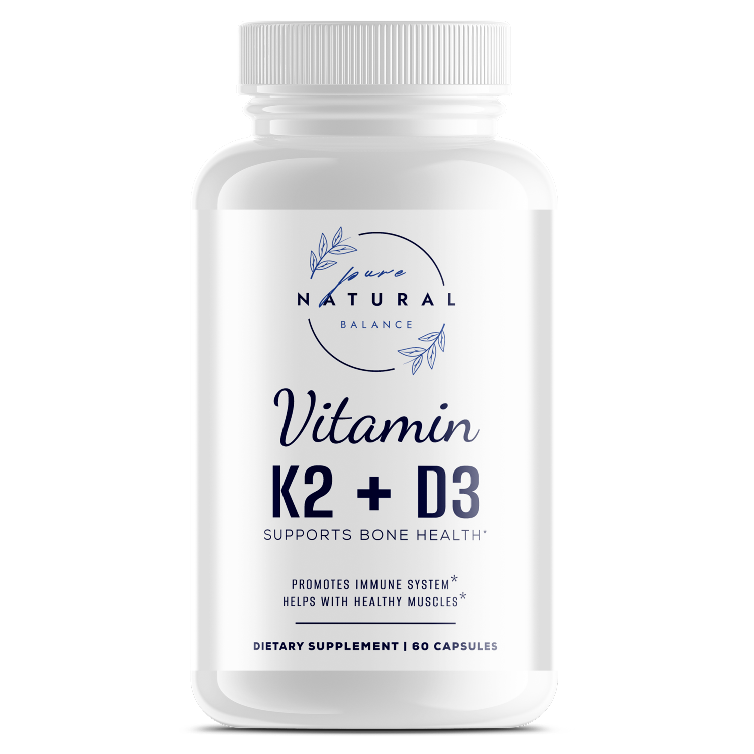 Vitamin K2+ D3-Pure Natural Balance