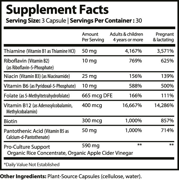 Vitamin B Complex-Pure Natural Balance