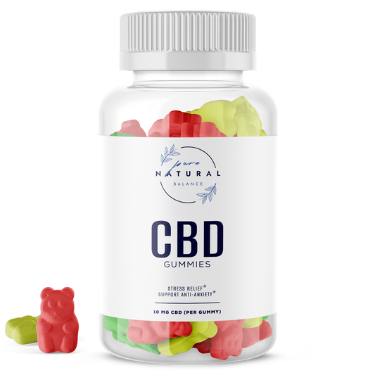 CBD Gummies - High Quality - 300mg (30 gummies)-Pure Natural Balance