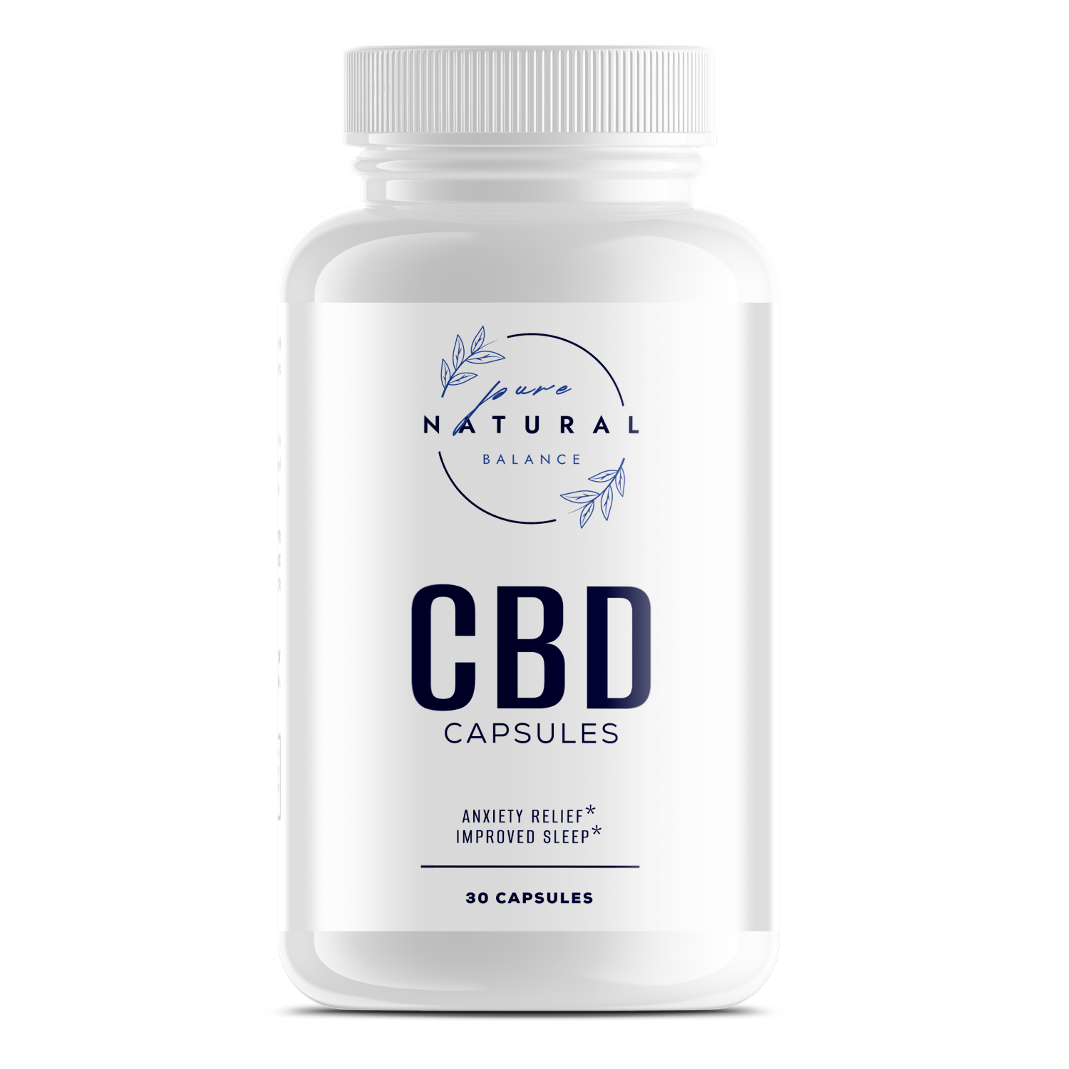 CBD Capsules - 300mg (30 capsules)-Pure Natural Balance