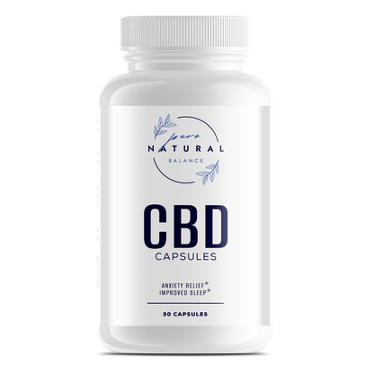 CBD Capsules - 300mg (30 capsules)-Pure Natural Balance