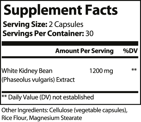 White Kidney Bean (Carb Block)-Pure Natural Balance