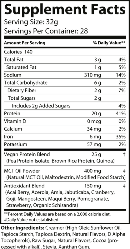 Vegan Protein (Chocolate Milkshake)-Pure Natural Balance