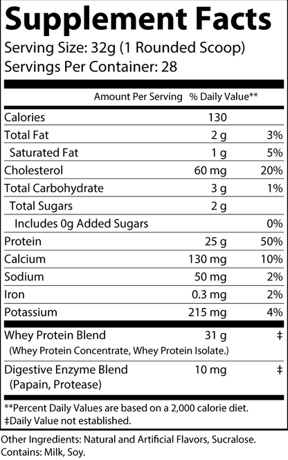 2lb Whey Cinnamon Swirl – 28 servings-Pure Natural Balance