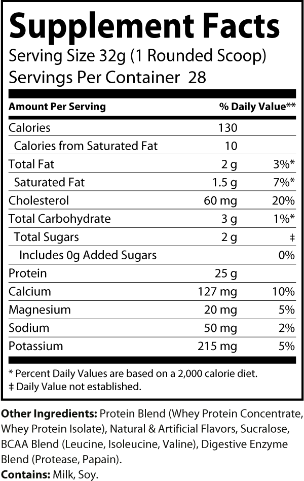 Whey Protein (Vanilla Milkshake)-Pure Natural Balance