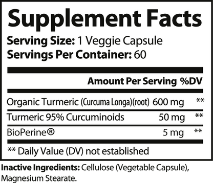 Turmeric w/BioPerine-Pure Natural Balance