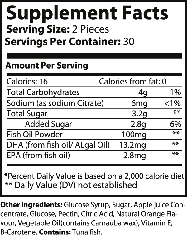 Omega-3 Gummies-Pure Natural Balance