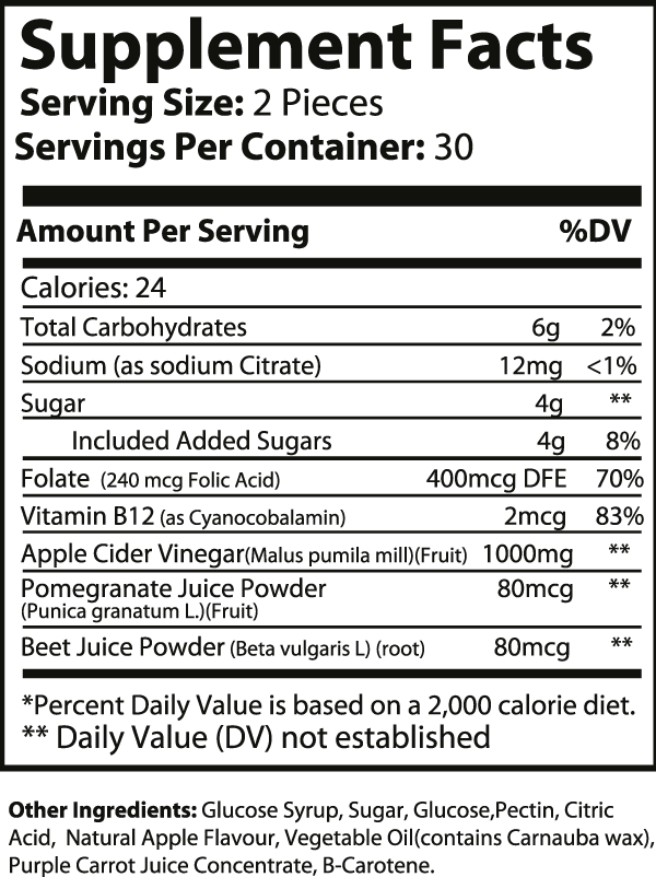 Apple Cider Vinegar Gummies-Pure Natural Balance