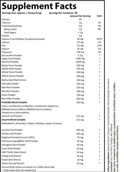 Green Superfood - Apple Cinnamon Turnover-Pure Natural Balance